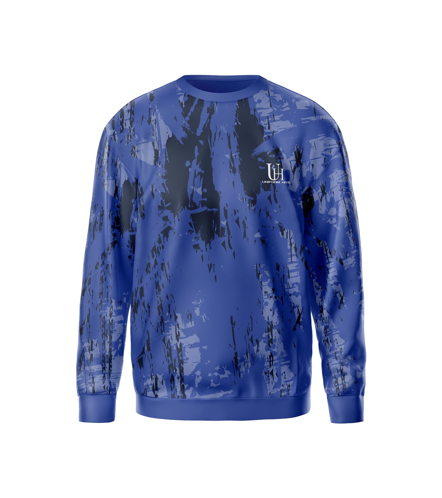 Men’s Sweatshirt – Athletic Fit Fleece Pullover, Warm Breathable Crewneck for Gym, Training & Everyday Street Style | Uniform Hive™