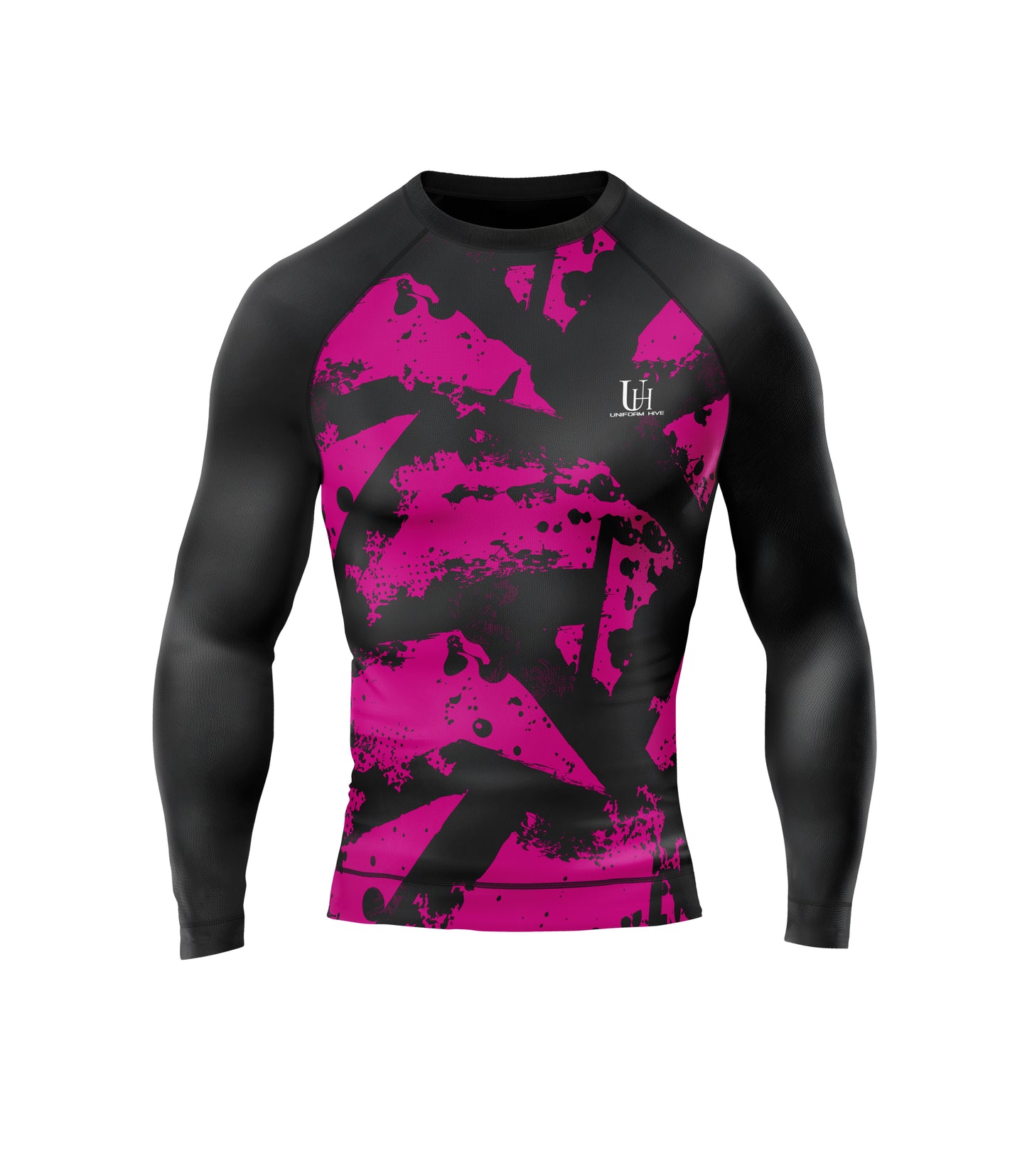 Men’s Compression T-Shirt – Tight Fit Athletic Base Layer, Quick-Dry Fabric, High-Performance Training & Gym Wear | Uniform Hive™