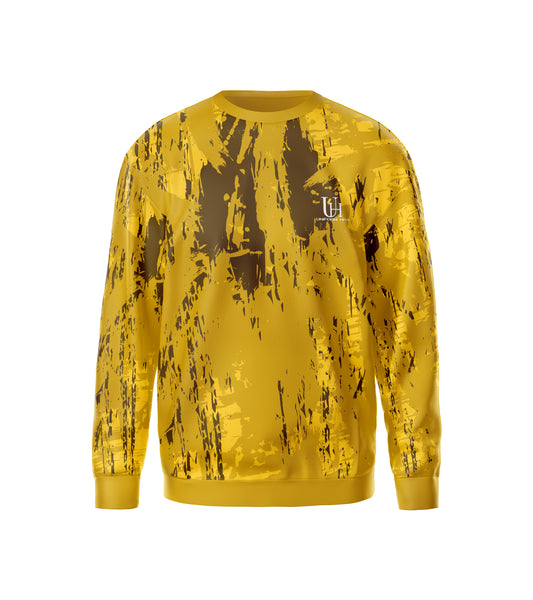 Men’s Sweatshirt – Athletic Fit Fleece Pullover, Warm Breathable Crewneck for Gym, Training & Everyday Street Style | Uniform Hive™