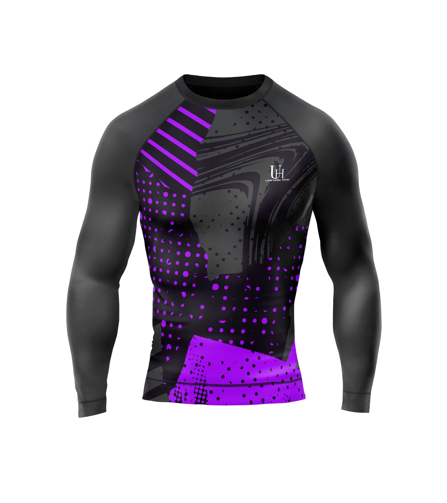 Men’s Compression T-Shirt – Athletic Fit, Sweat-Wicking Fabric, Muscle Support, Training & Gym Wear | Uniform Hive™