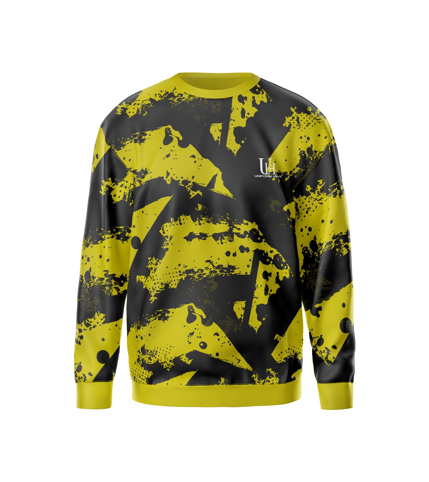 Men’s Sweatshirt – Midweight Fleece Pullover, Athletic Fit Crewneck for Gym Training, Streetwear & Everyday Comfort | Uniform Hive™