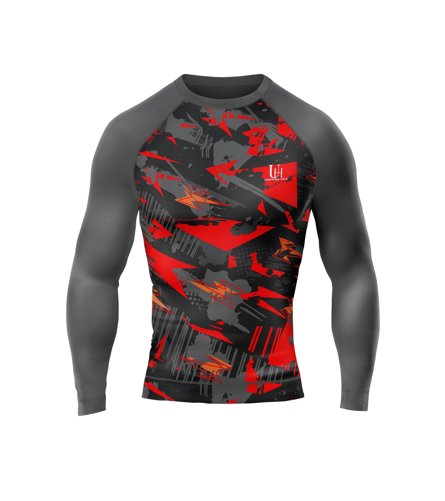 Men’s Compression T-Shirt – Tight Fit Gym Wear, Quick-Dry Performance Fabric, Athletic Training Base Layer | Uniform Hive™