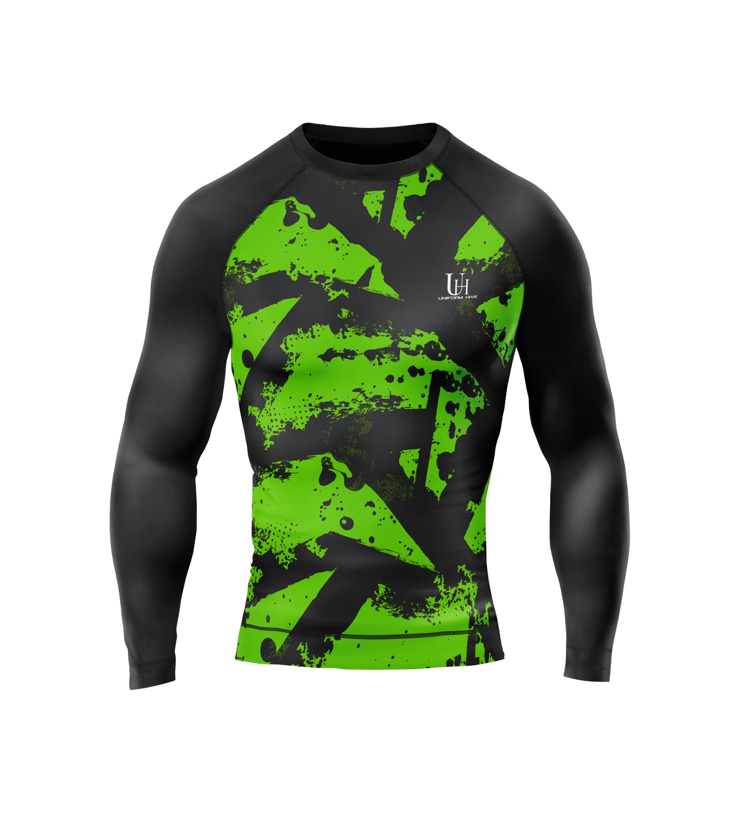 Men’s Compression T-Shirt – Tight Fit Athletic Base Layer, Quick-Dry Fabric, High-Performance Training & Gym Wear | Uniform Hive™