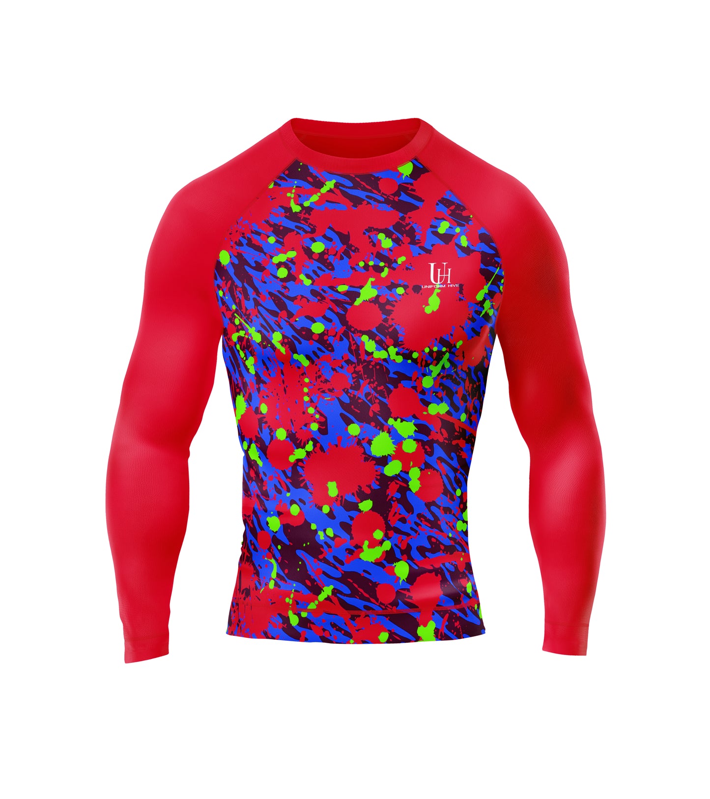 Men’s Compression T-Shirt – High-Stretch Athletic Fit, Moisture-Wicking Base Layer, Muscle Support for Gym & Sports | Uniform Hive™
