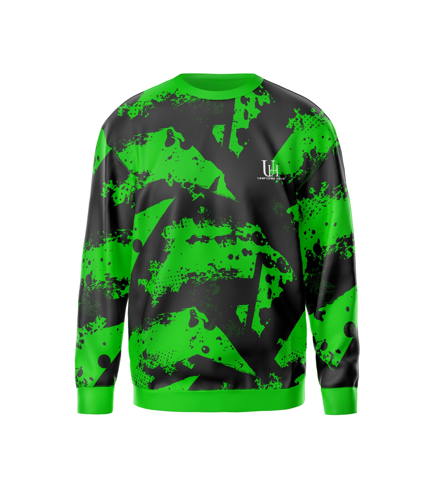 Men’s Sweatshirt – Midweight Fleece Pullover, Athletic Fit Crewneck for Gym Training, Streetwear & Everyday Comfort | Uniform Hive™