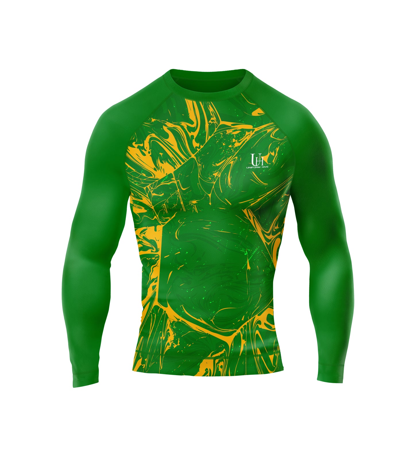 Men’s Compression T-Shirt – Ultra-Light Performance Fabric, Tight Fit Base Layer for Gym, Training, and Recovery | Uniform Hive™