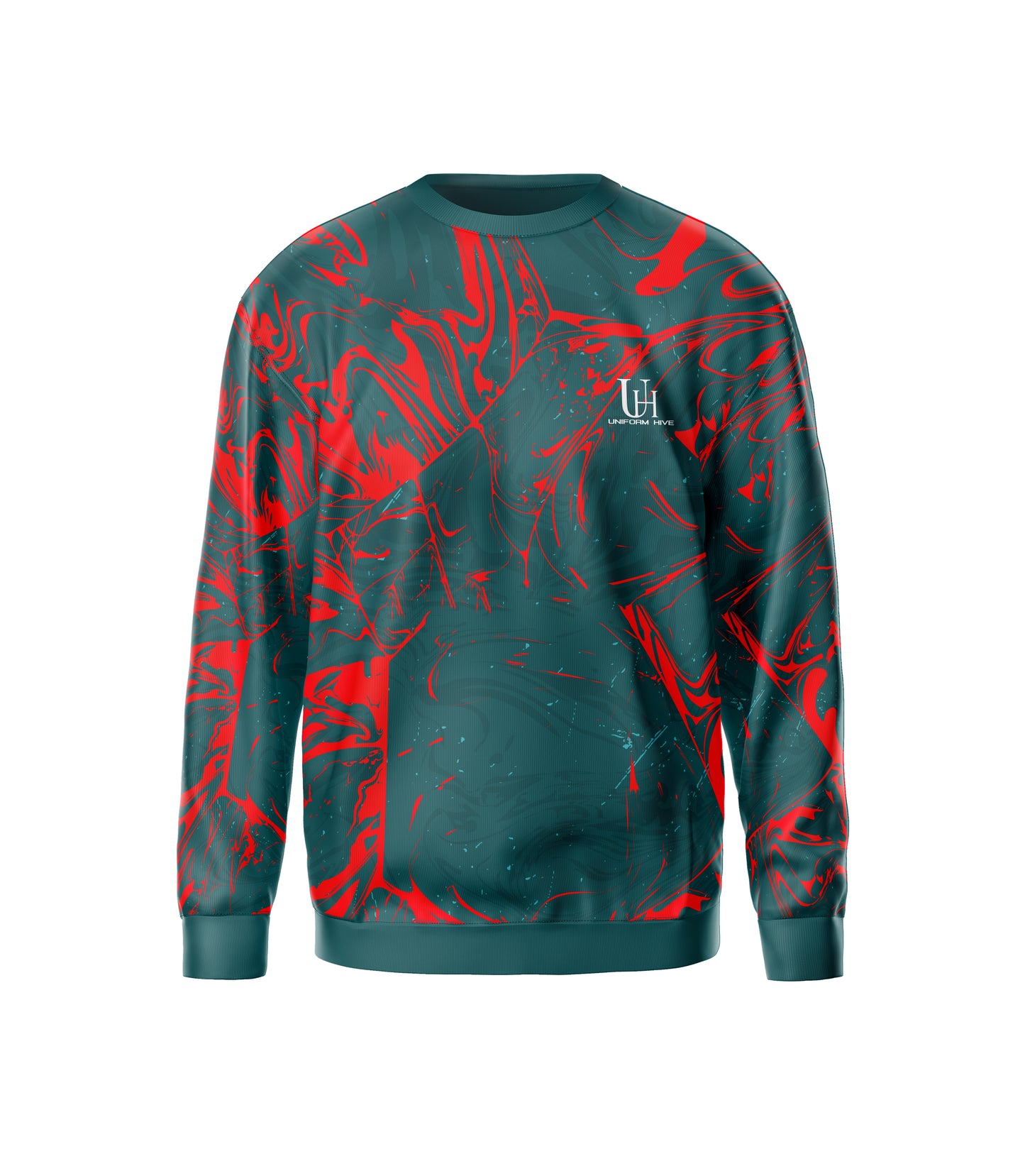 Men’s Sweatshirt – Premium Crewneck Fleece Pullover, Breathable Athletic Fit for Gym, Sports Training & Daily Wear | Uniform Hive™