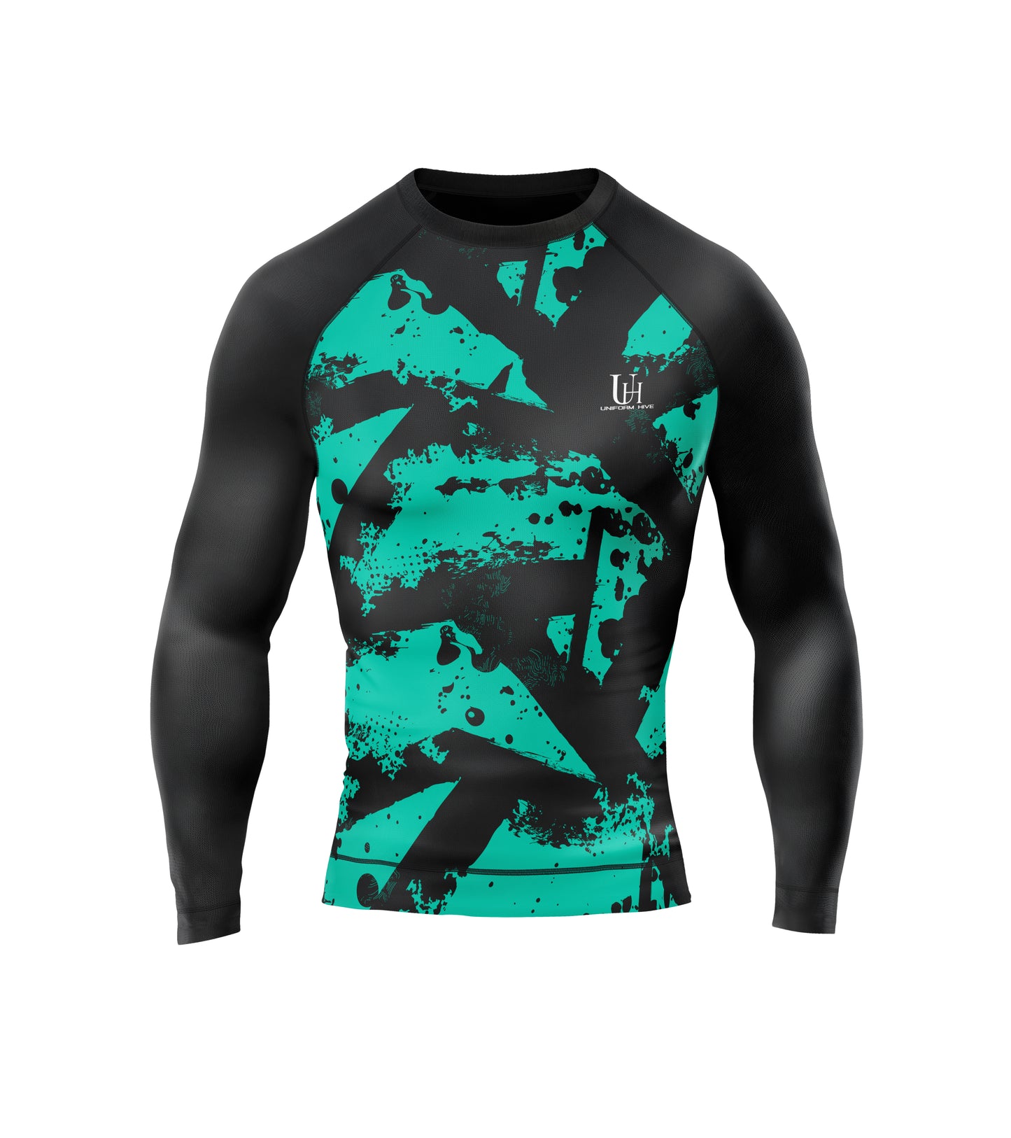 Men’s Compression T-Shirt – Tight Fit Athletic Base Layer, Quick-Dry Fabric, High-Performance Training & Gym Wear | Uniform Hive™