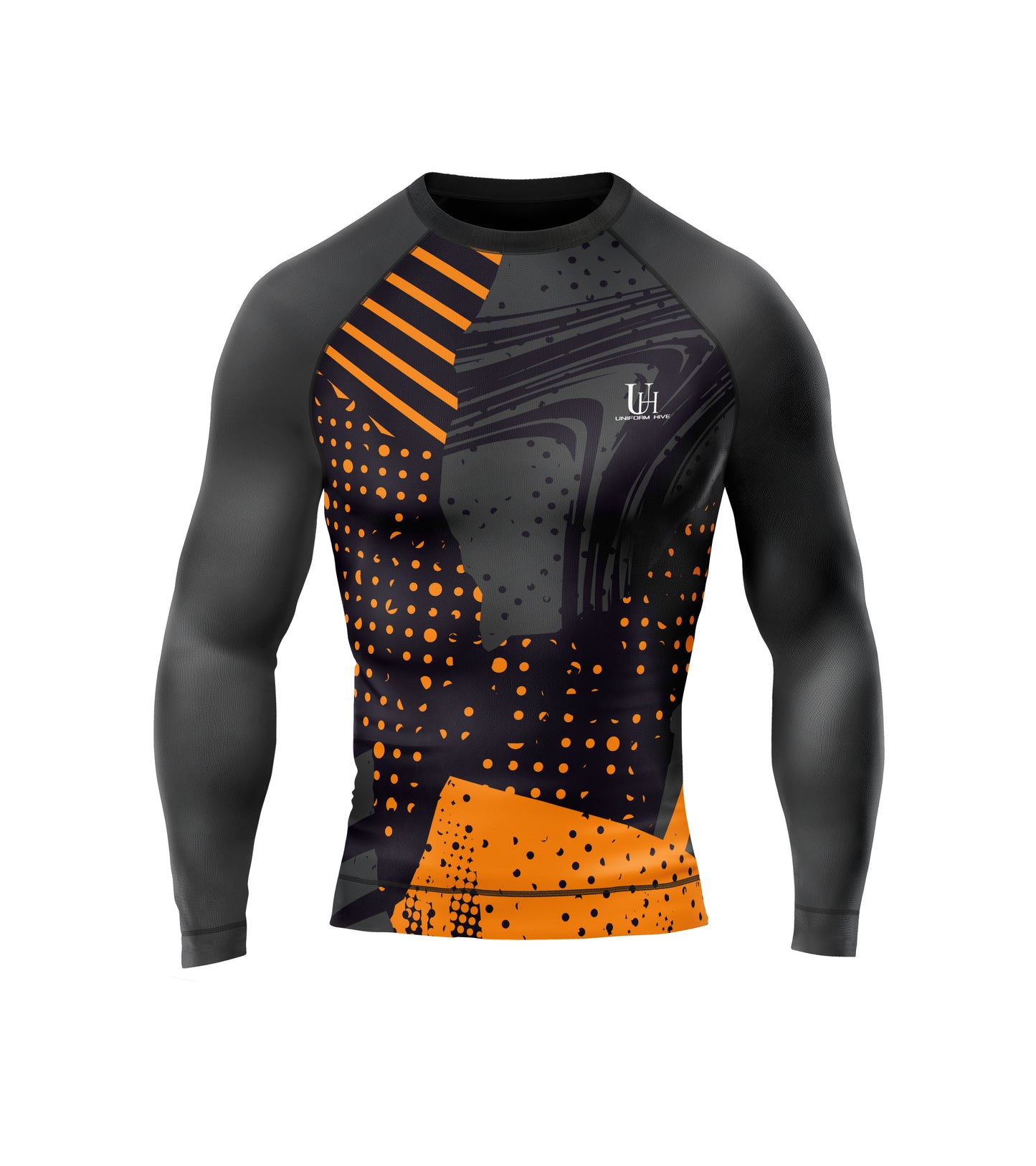 Men’s Compression T-Shirt – Athletic Fit, Sweat-Wicking Fabric, Muscle Support, Training & Gym Wear | Uniform Hive™