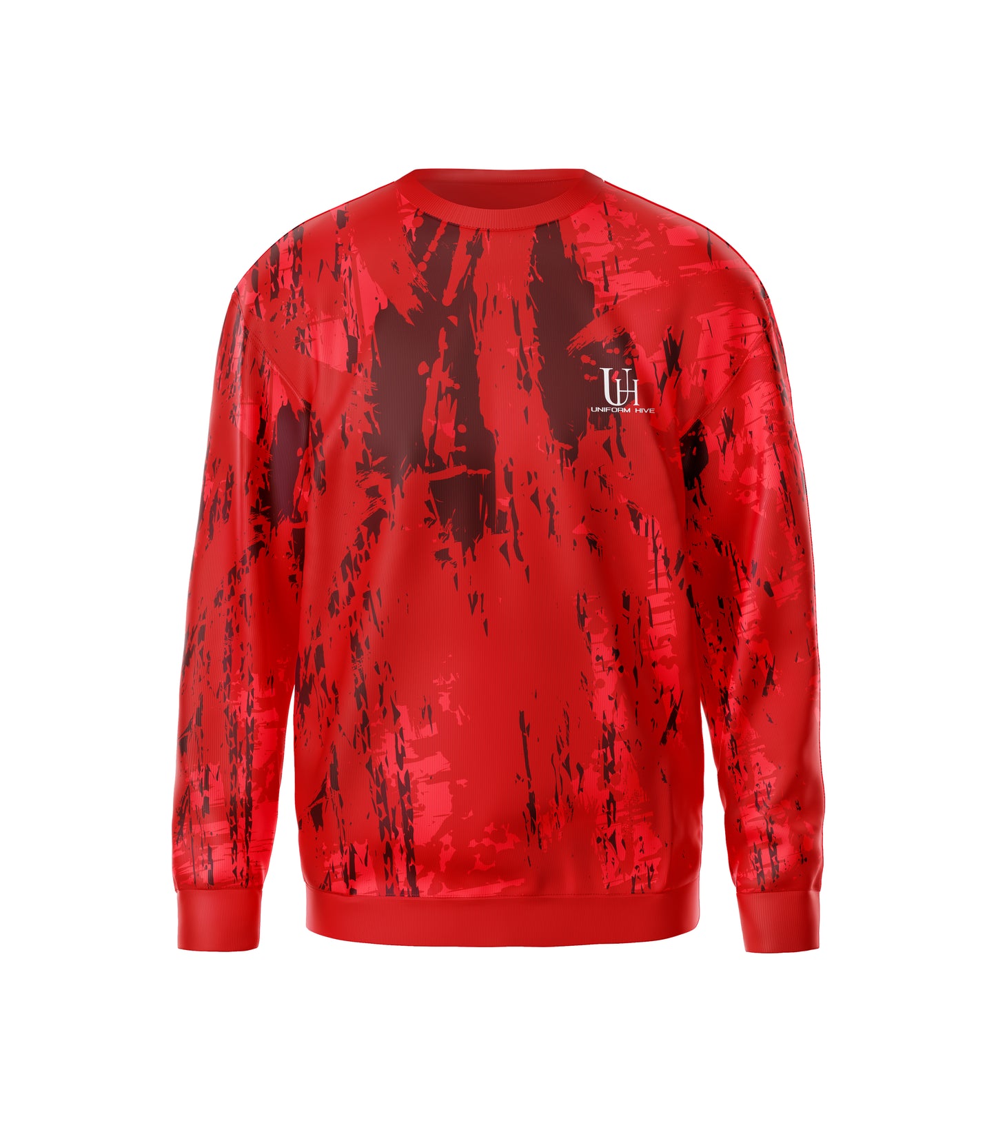 Men’s Sweatshirt – Athletic Fit Fleece Pullover, Warm Breathable Crewneck for Gym, Training & Everyday Street Style | Uniform Hive™
