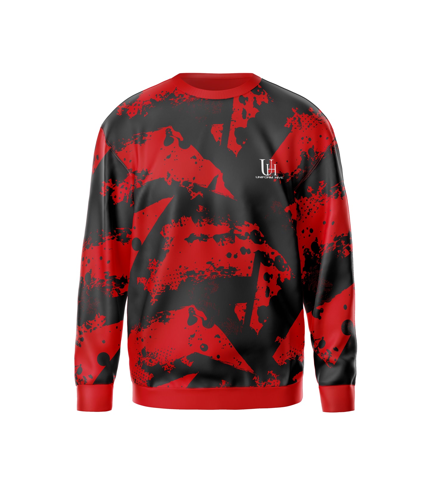 Men’s Sweatshirt – Midweight Fleece Pullover, Athletic Fit Crewneck for Gym Training, Streetwear & Everyday Comfort | Uniform Hive™