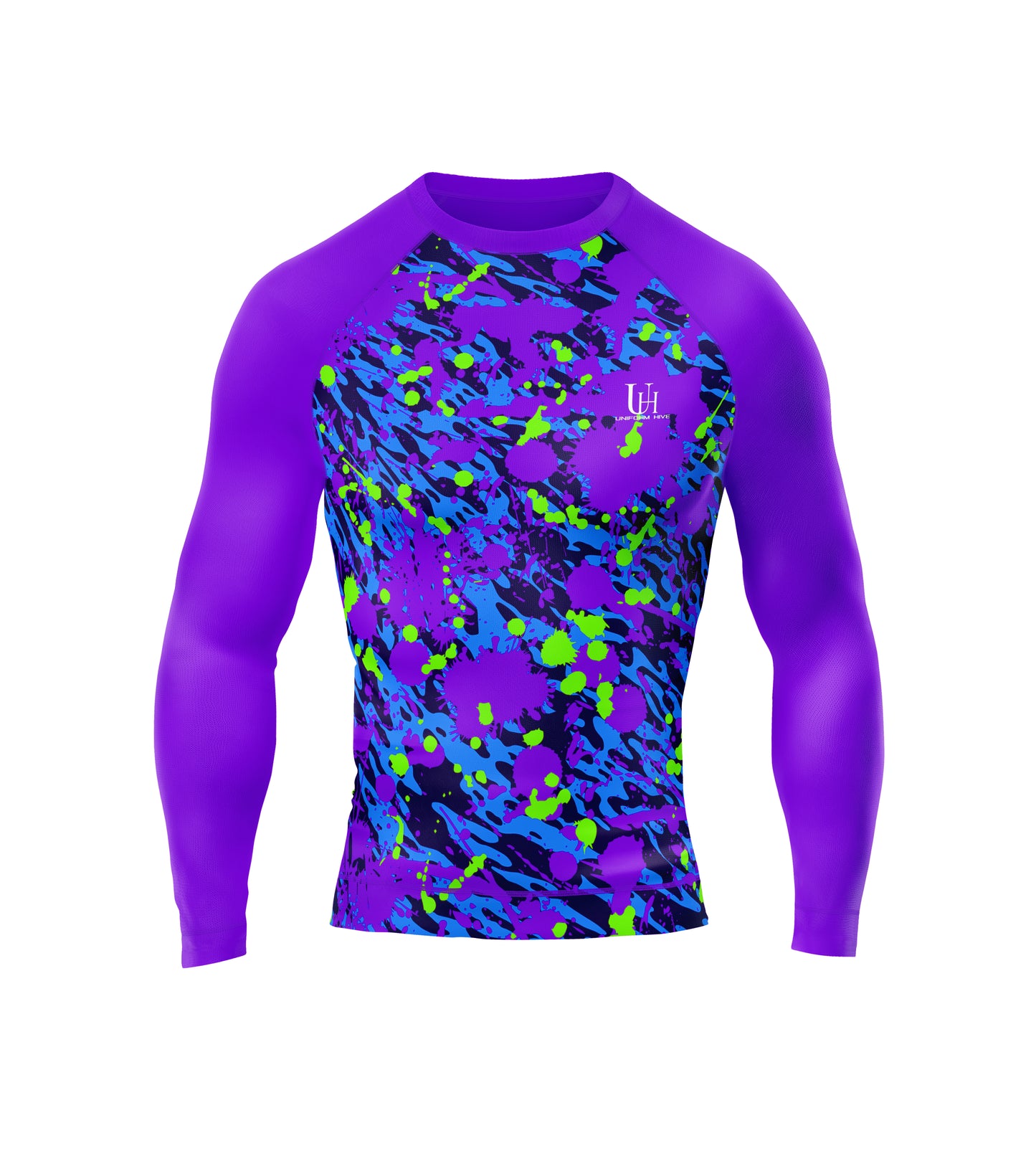 Men’s Compression T-Shirt – High-Stretch Athletic Fit, Moisture-Wicking Base Layer, Muscle Support for Gym & Sports | Uniform Hive™
