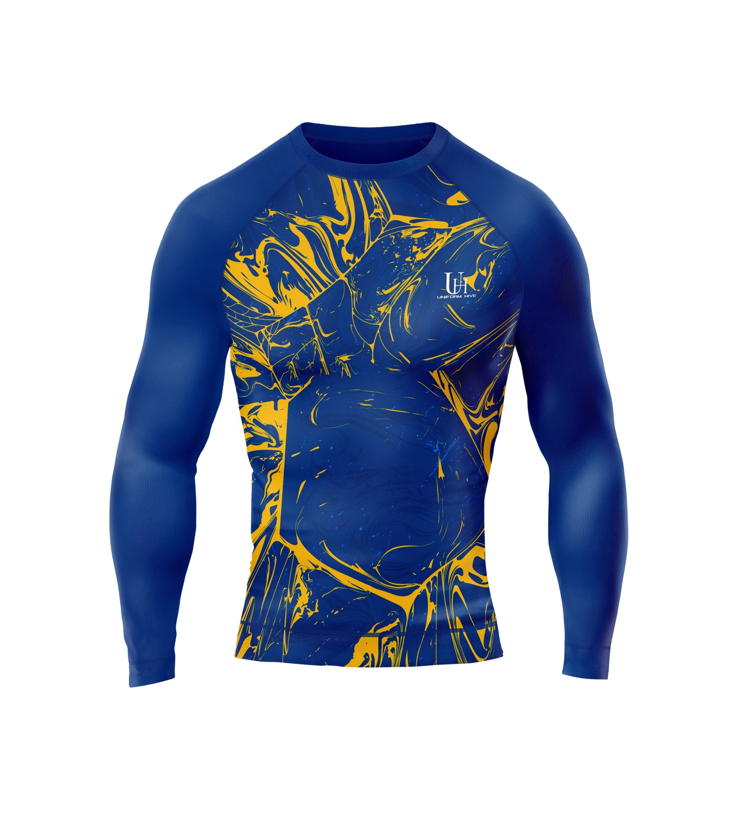 Men’s Compression T-Shirt – Ultra-Light Performance Fabric, Tight Fit Base Layer for Gym, Training, and Recovery | Uniform Hive™