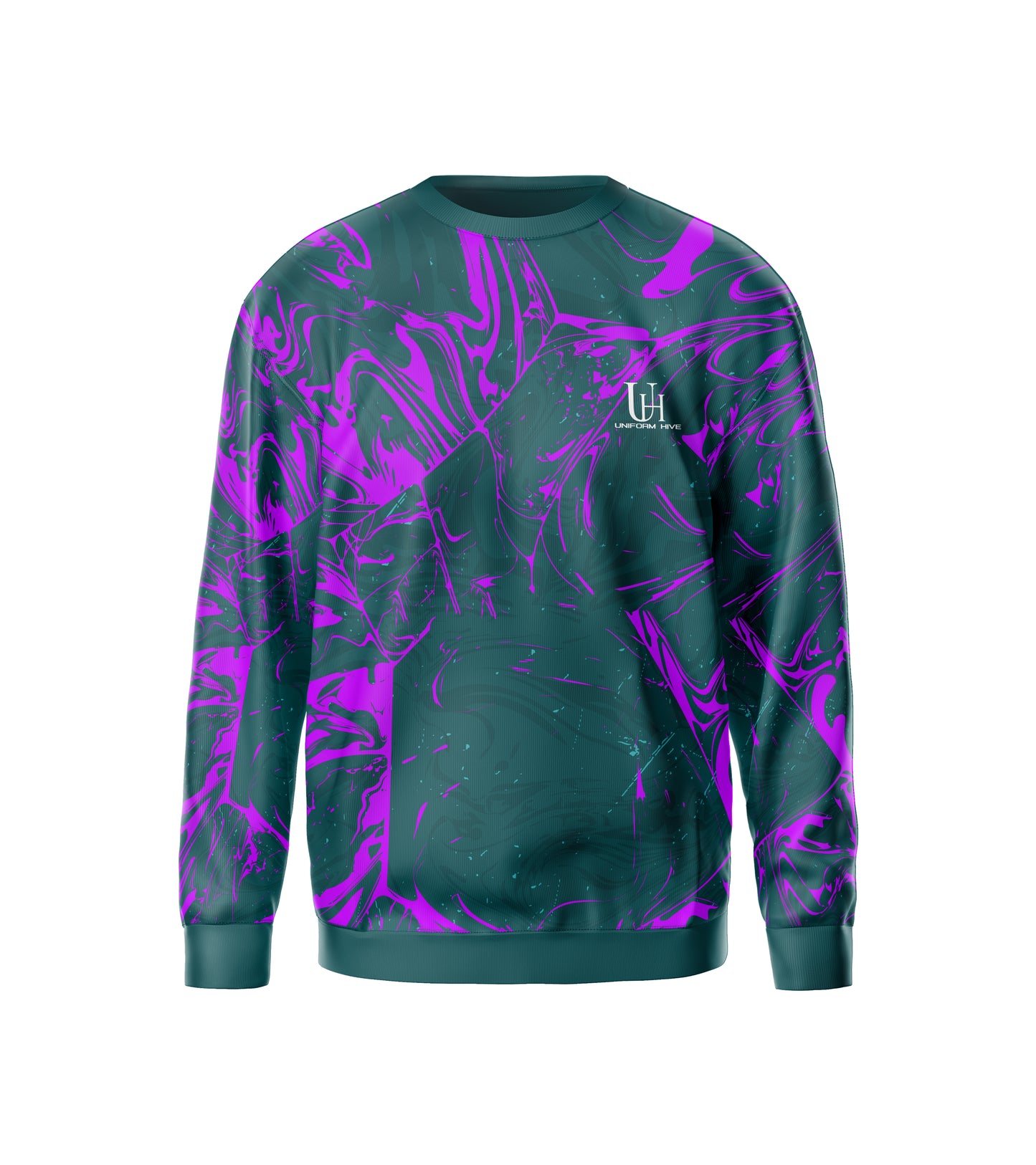 Men’s Sweatshirt – Premium Crewneck Fleece Pullover, Breathable Athletic Fit for Gym, Sports Training & Daily Wear | Uniform Hive™