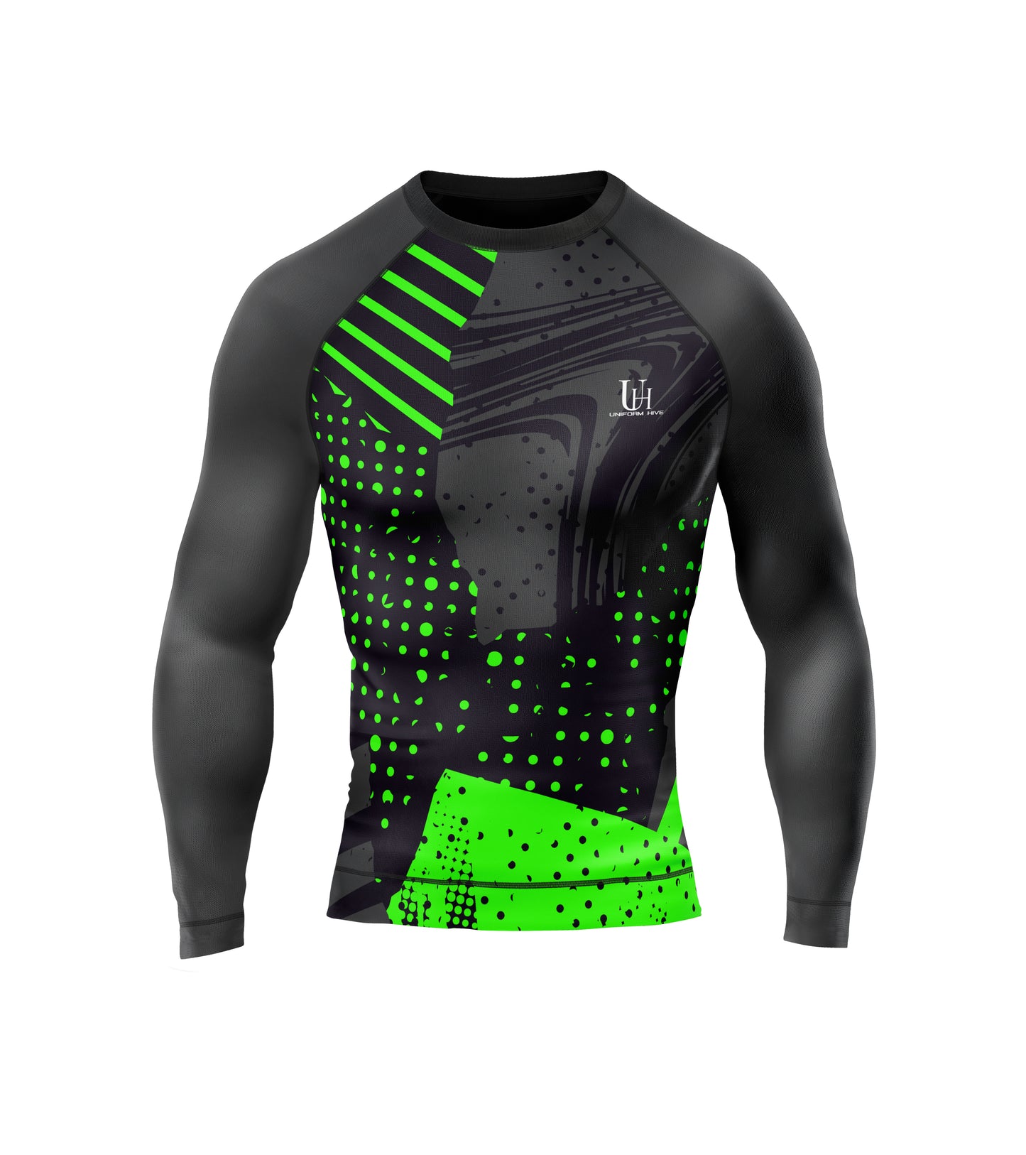 Men’s Compression T-Shirt – Athletic Fit, Sweat-Wicking Fabric, Muscle Support, Training & Gym Wear | Uniform Hive™