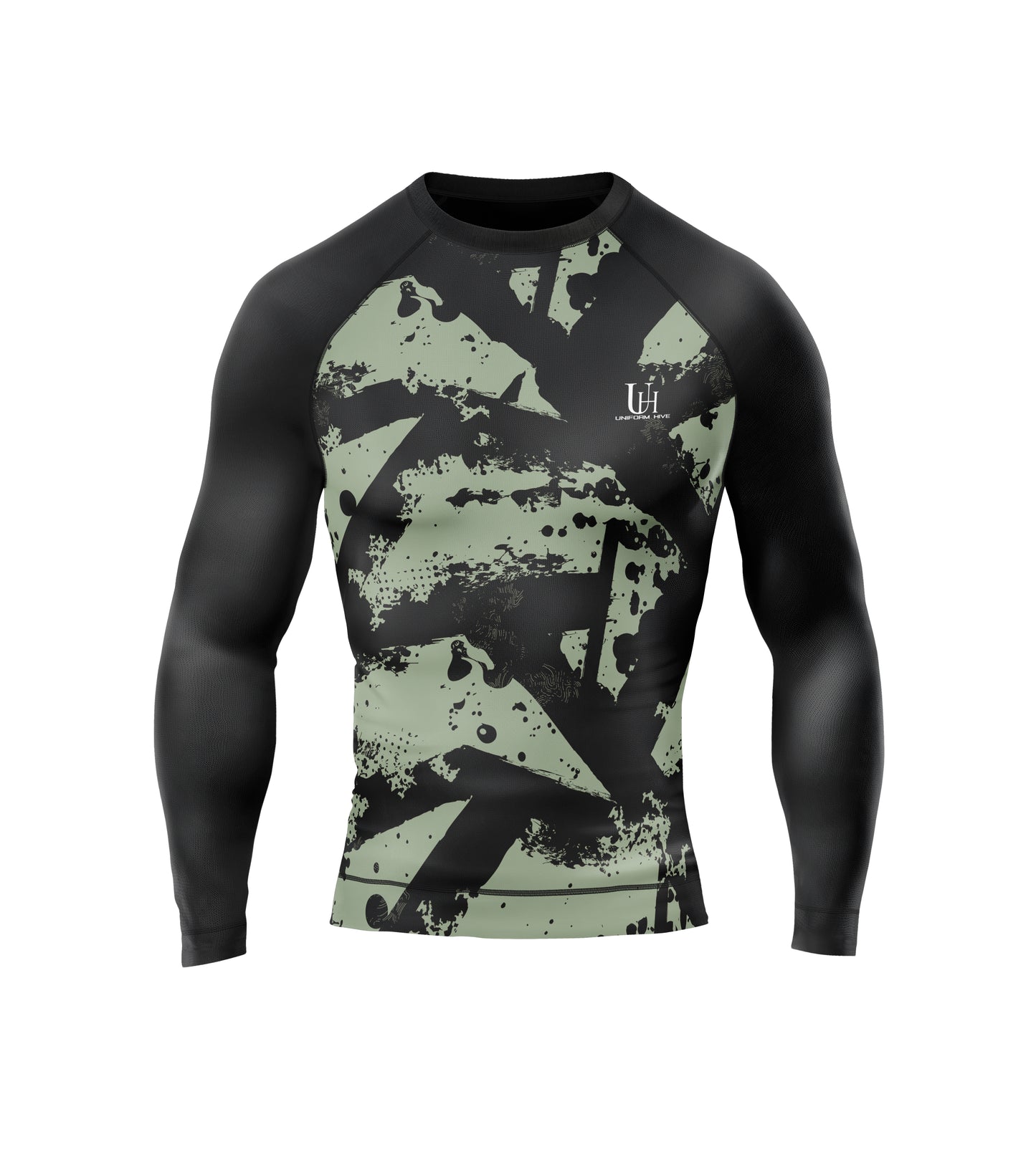 Men’s Compression T-Shirt – Tight Fit Athletic Base Layer, Quick-Dry Fabric, High-Performance Training & Gym Wear | Uniform Hive™