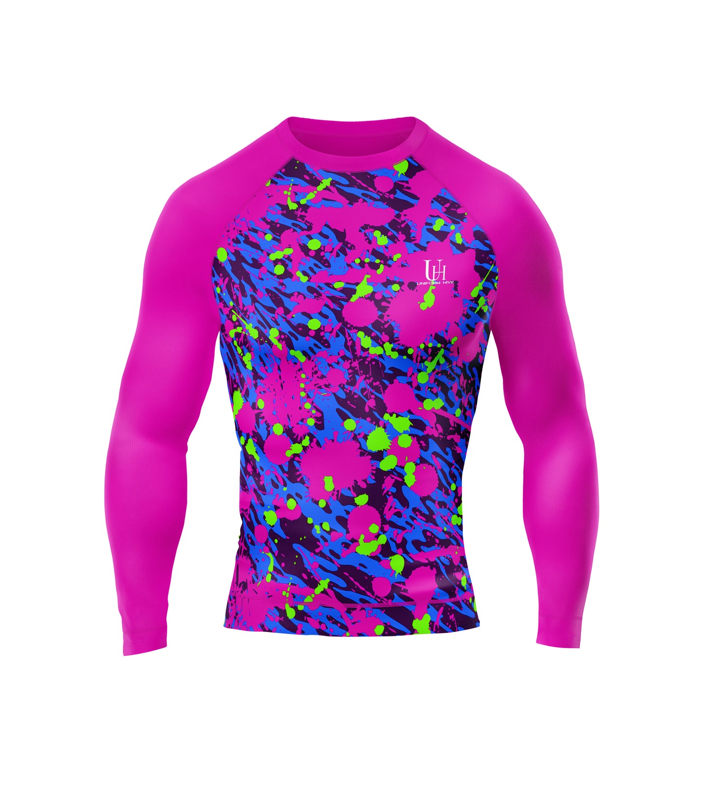 Men’s Compression T-Shirt – High-Stretch Athletic Fit, Moisture-Wicking Base Layer, Muscle Support for Gym & Sports | Uniform Hive™