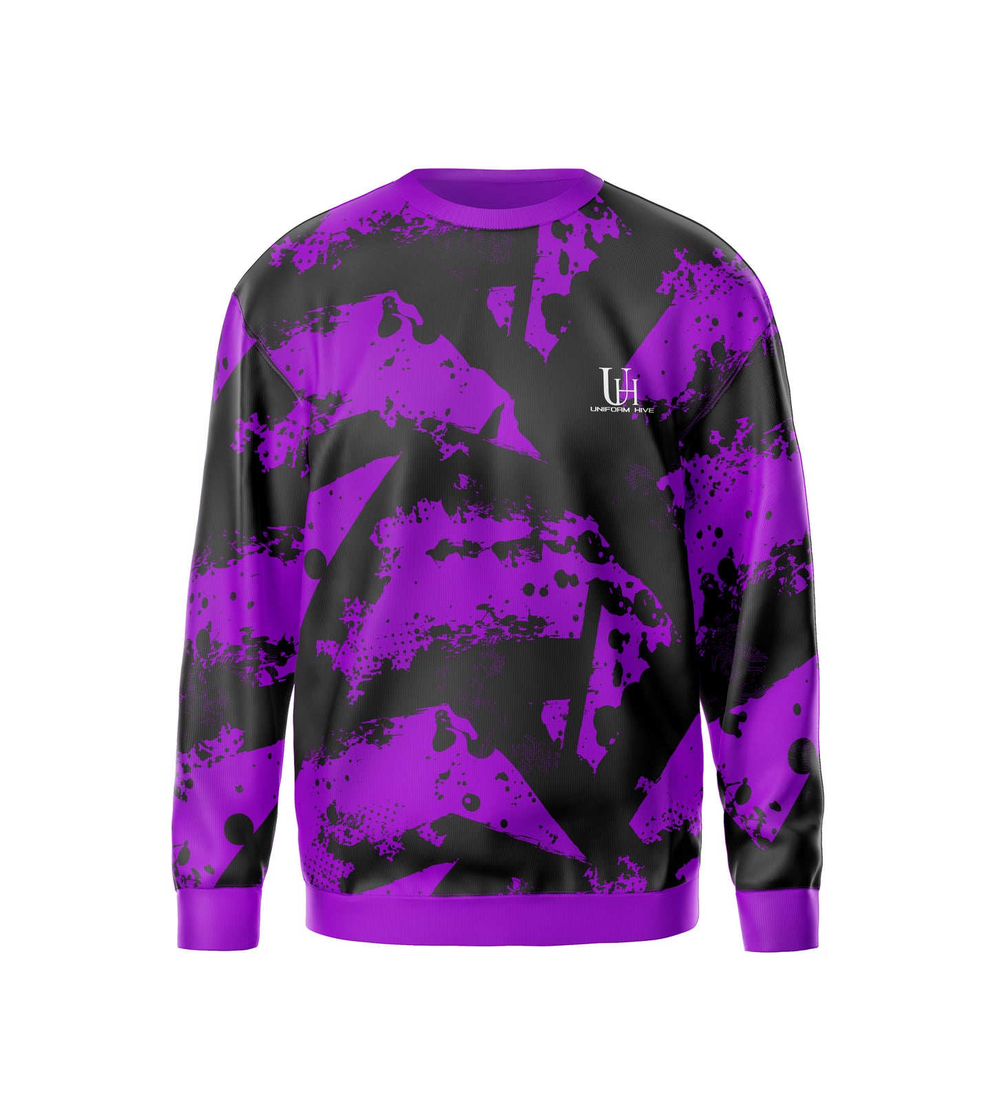 Men’s Sweatshirt – Midweight Fleece Pullover, Athletic Fit Crewneck for Gym Training, Streetwear & Everyday Comfort | Uniform Hive™