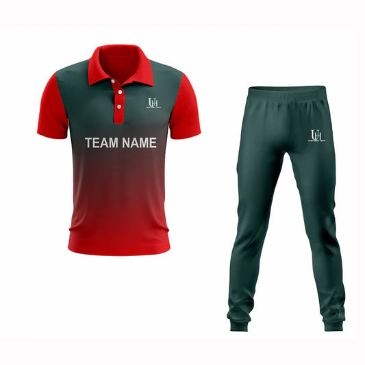 Custom Cricket Uniform Set for Professional Teams and Club Tournaments