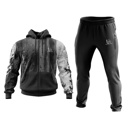 Men’s Tracksuit – Sporty Full Zip Jacket & Jogger Pants Set, Lightweight Stretch Fabric for Gym, Running & All-Day Comfort | Uniform Hive™