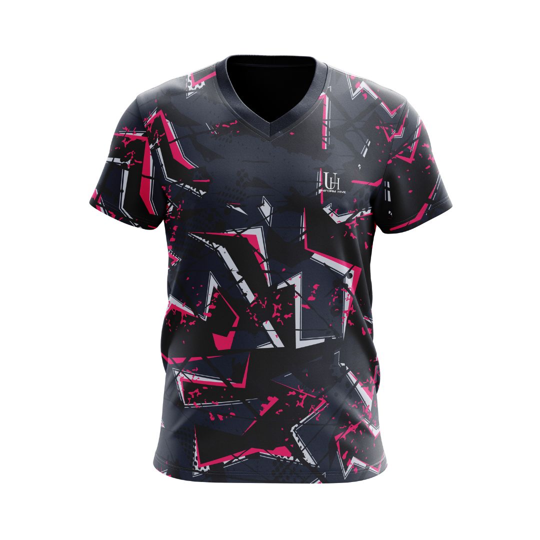 Men’s V-Neck T-Shirt – Premium Soft Cotton Modern Fit V-Neck Tee, Lightweight Breathable Casual Shirt for Everyday Wear & Layering | Uniform Hive™