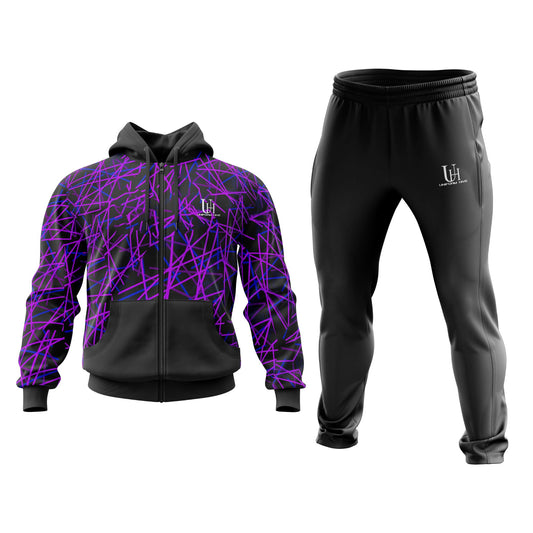 Men’s Tracksuit – Two-Piece Full Zip Activewear Set with Jogger Pants, Stretch Fabric for Gym, Sports Training & Everyday Wear | Uniform Hive™