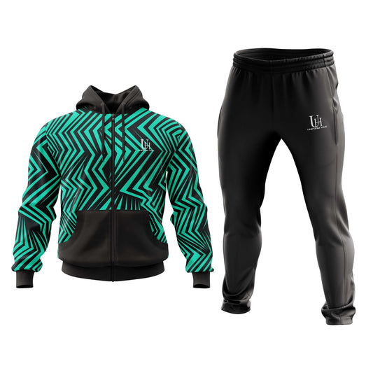 Men’s Tracksuit – Two-Piece Athletic Training Set, Breathable Full Zip Jacket & Jogger Pants for Gym, Running & Daily Activewear | Uniform Hive™