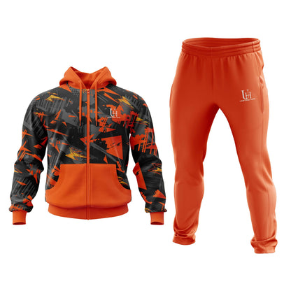 Men’s Tracksuit – Full Zip Jacket & Jogger Set, Athletic Fit, Quick-Dry Training Suit for Gym, Sports & Daily Streetwear | Uniform Hive™