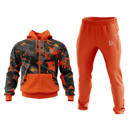 Men’s Tracksuit – Full Zip Jacket & Jogger Set, Athletic Fit, Quick-Dry Training Suit for Gym, Sports & Daily Streetwear | Uniform Hive™