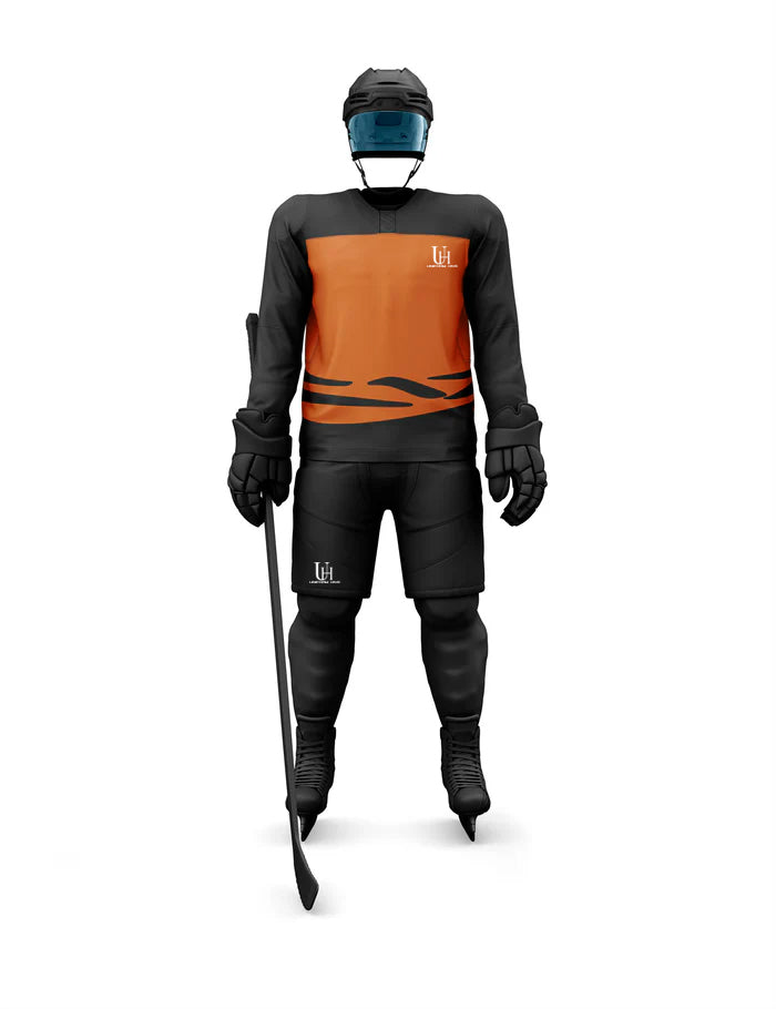 Custom Ice Hockey Uniform with Pro Fit and High-Performance Fabric