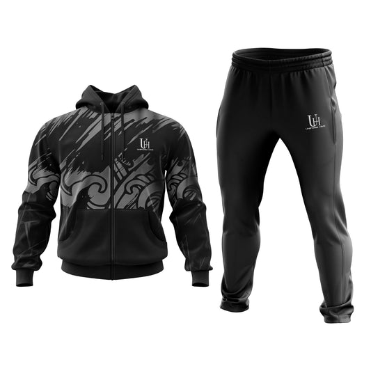 Men’s Tracksuit – Two-Piece Athletic Set with Zip Jacket & Joggers, Moisture-Wicking Fabric for Training, Gym & Travel | Uniform Hive™