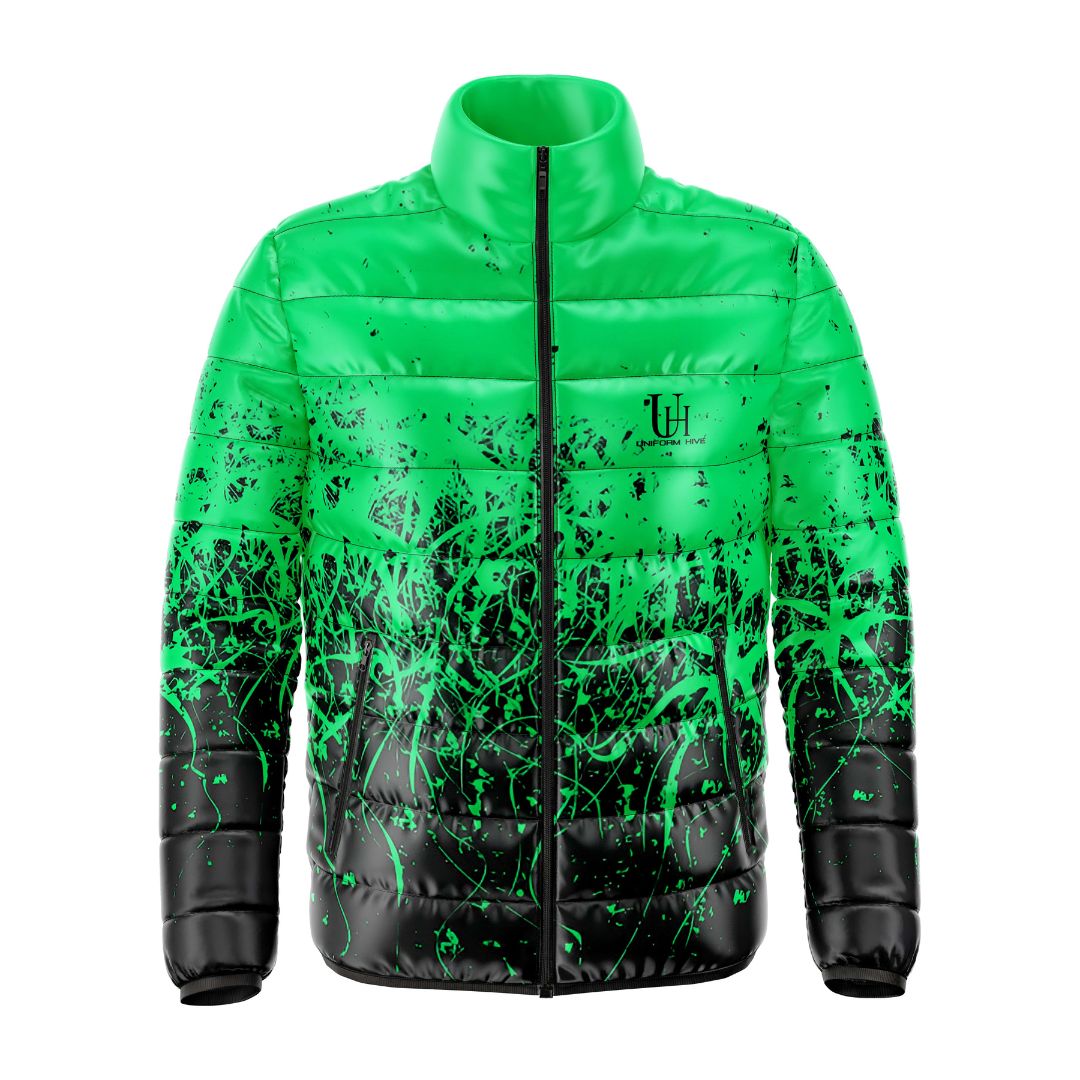 Men’s Puffer Jacket – Heavyweight Quilted Insulated Hooded Winter Coat, Water-Resistant Windproof Outerwear for Extreme Cold & Everyday Warmth | Uniform Hive™