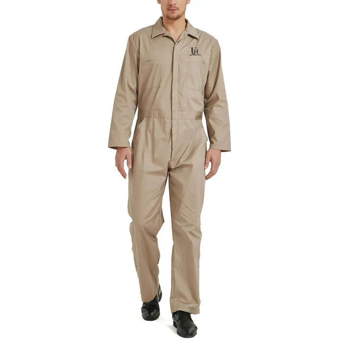 Heavy Duty Industrial Coverall Uniform – Durable Workwear for Men and Women