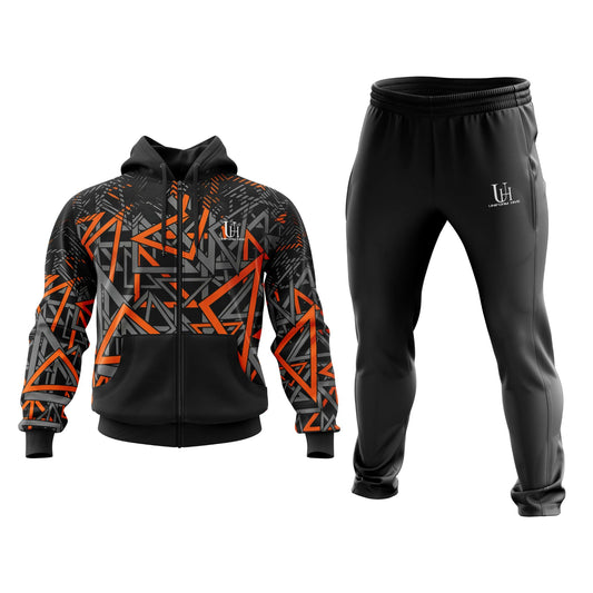 Men’s Tracksuit – Athletic Full-Zip Jacket & Jogger Set, Stretch Performance Fabric for Training, Gym & Casual Streetwear | Uniform Hive™