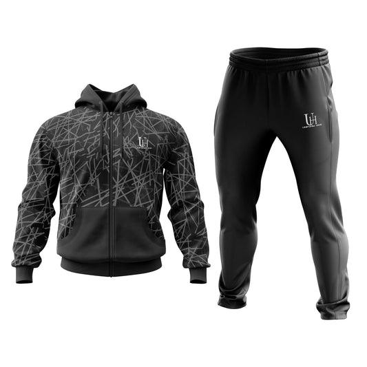 Men’s Tracksuit – Two-Piece Full Zip Activewear Set with Jogger Pants, Stretch Fabric for Gym, Sports Training & Everyday Wear | Uniform Hive™