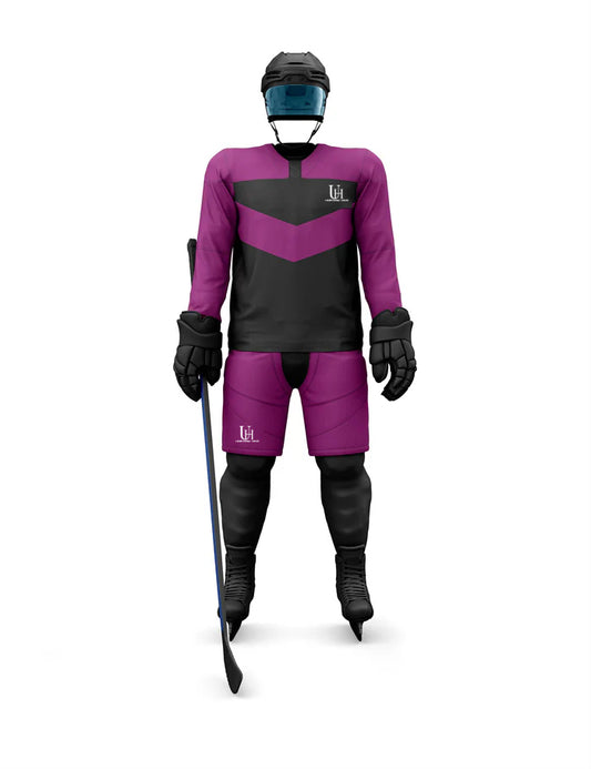 Custom Team Ice Hockey Uniform with Breathable Performance Fabric