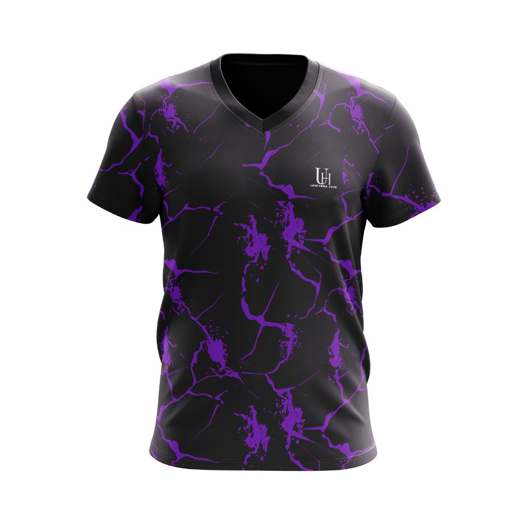 Men’s V-Neck T-Shirt – Classic Soft Cotton Slim Fit V-Neck Tee, Lightweight Breathable Casual Everyday Shirt for Layering & Comfort | Uniform Hive™