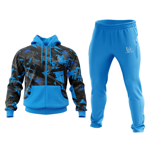 Men’s Tracksuit – Full Zip Jacket & Jogger Set, Athletic Fit, Quick-Dry Training Suit for Gym, Sports & Daily Streetwear | Uniform Hive™