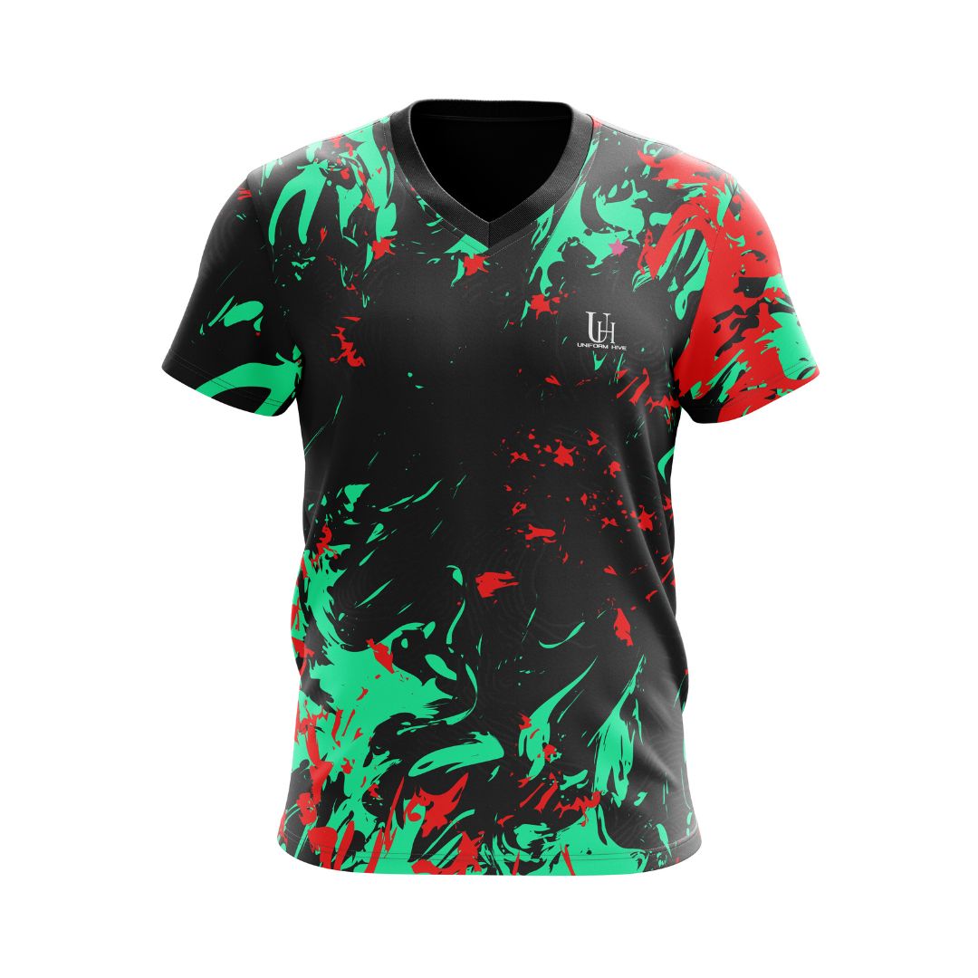Men’s V-Neck T-Shirt – Premium Soft Cotton Slim Fit V-Neck Tee, Lightweight Breathable Casual Shirt for Everyday Style & Comfort | Uniform Hive™