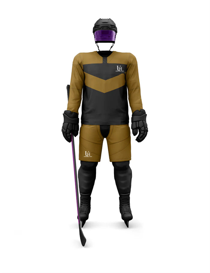 Custom Team Ice Hockey Uniform with Breathable Performance Fabric