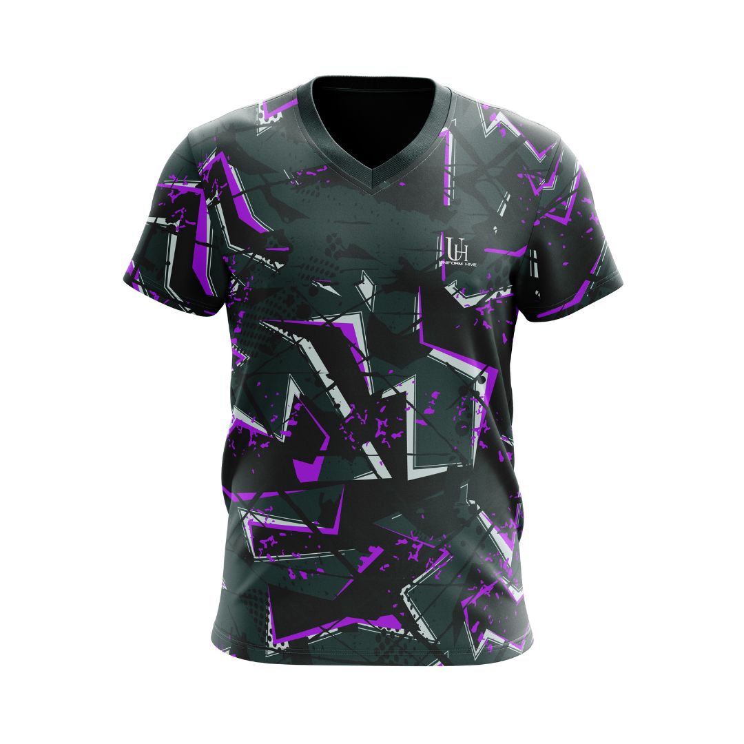 Men’s V-Neck T-Shirt – Premium Soft Cotton Modern Fit V-Neck Tee, Lightweight Breathable Casual Shirt for Everyday Wear & Layering | Uniform Hive™