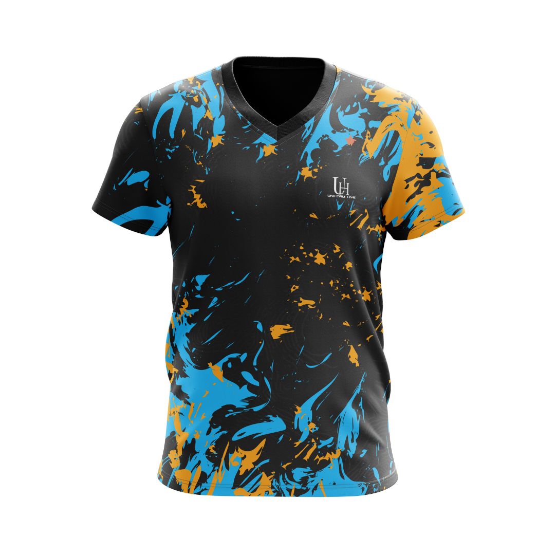 Men’s V-Neck T-Shirt – Premium Soft Cotton Slim Fit V-Neck Tee, Lightweight Breathable Casual Shirt for Everyday Style & Comfort | Uniform Hive™