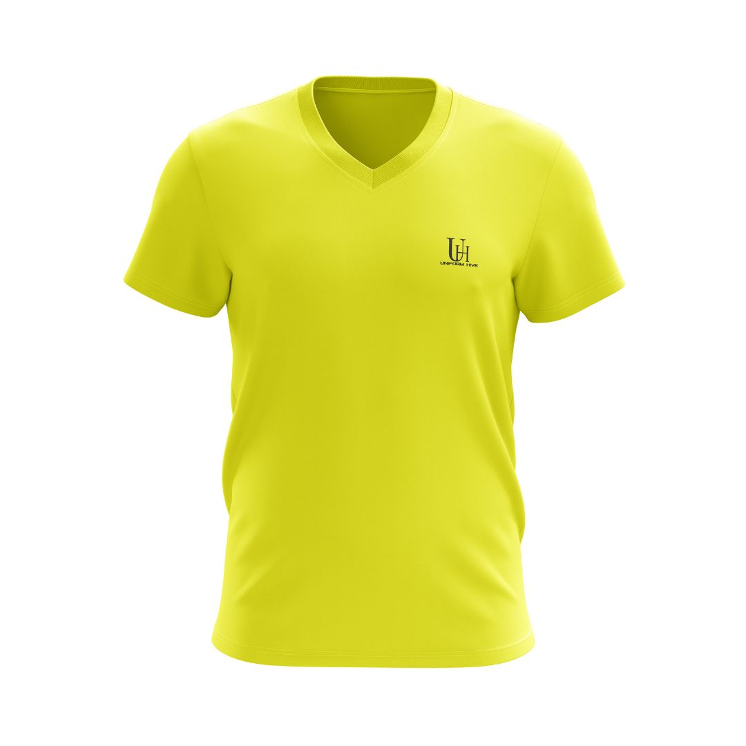 Men’s V-Neck T-Shirt – Classic Slim Fit Soft Cotton Tee, Lightweight Breathable Casual V-Neck Shirt for Everyday Wear | Uniform Hive™