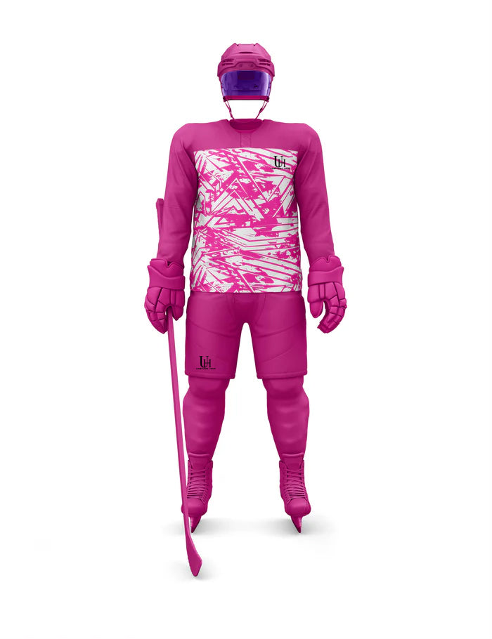 Pro-Grade Custom Ice Hockey Uniform with Breathable and Durable Fabric