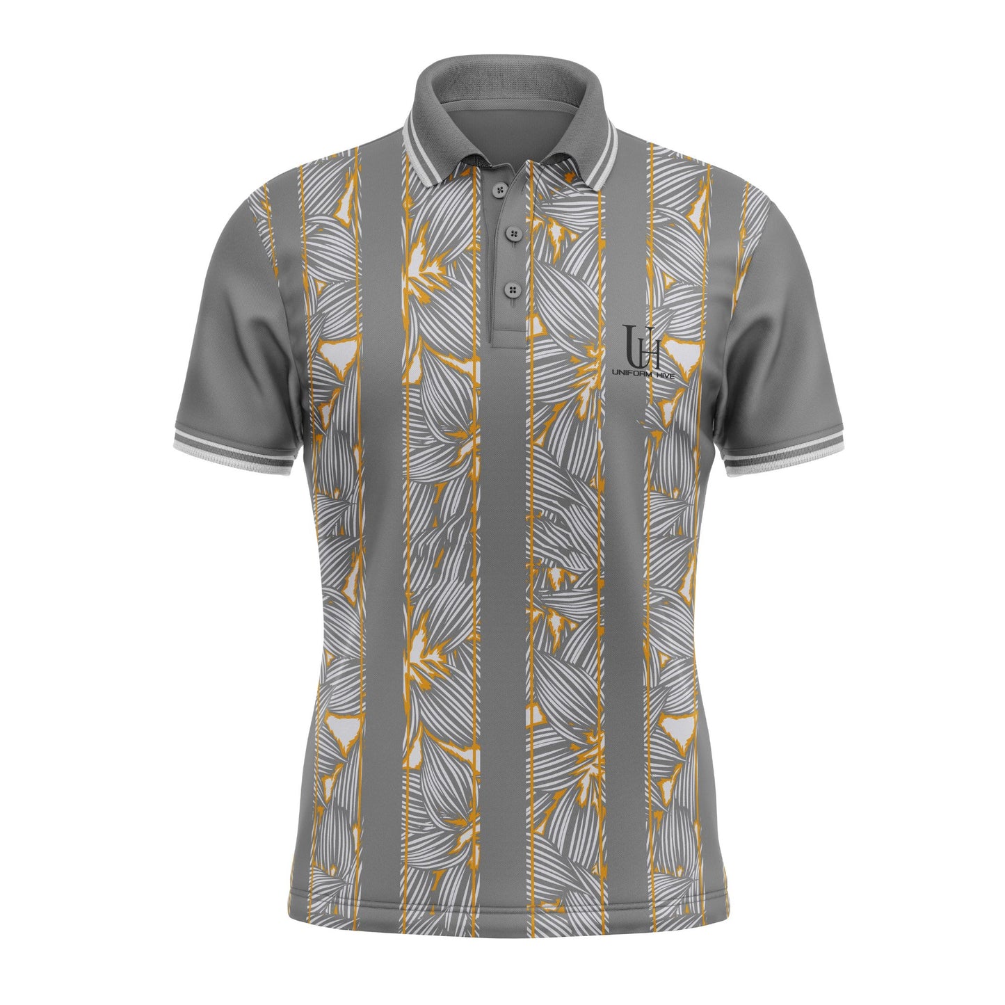 Men’s Polo Shirt – Classic Slim Fit Performance Polo, Breathable Quick-Dry Fabric for Golf, Office & Casual Everyday Wear | Uniform Hive™