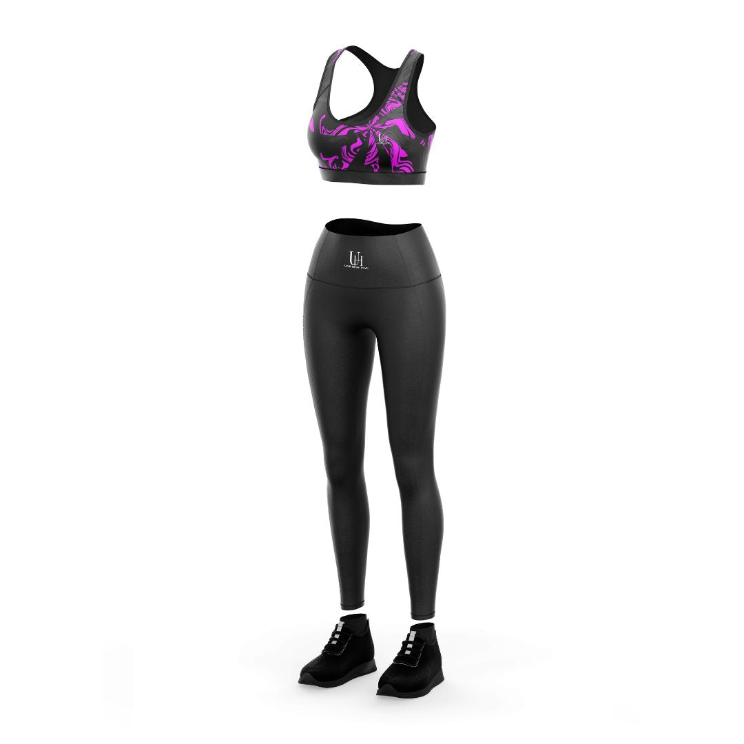 Women’s Leggy Bra Set – Smooth Wireless Bra and Bikini Panty, Soft Seamless Stretch Underwear Set for Everyday Comfort | Uniform Hive™