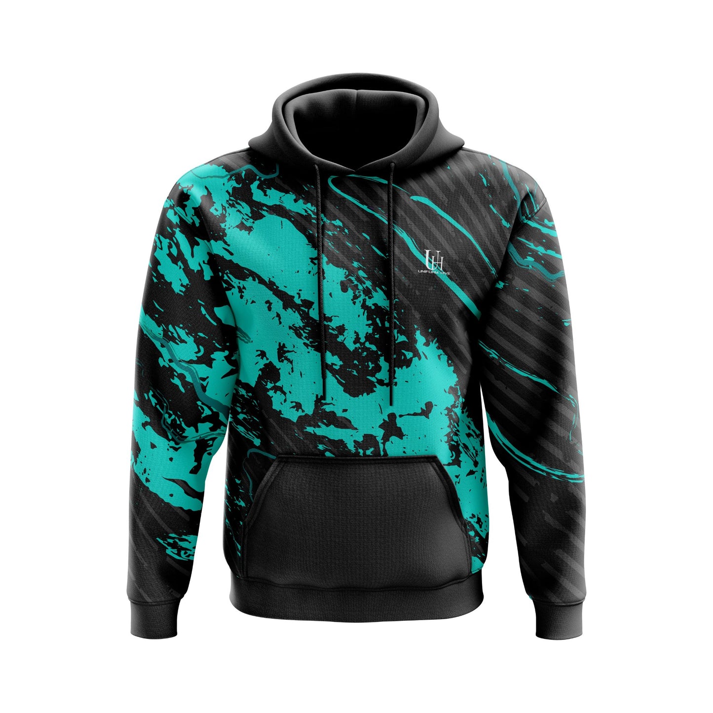 Men’s Hoodie – Soft Brushed Fleece Pullover, Athletic Fit Sweatshirt for Training, Teamwear & Streetwear | Uniform Hive™
