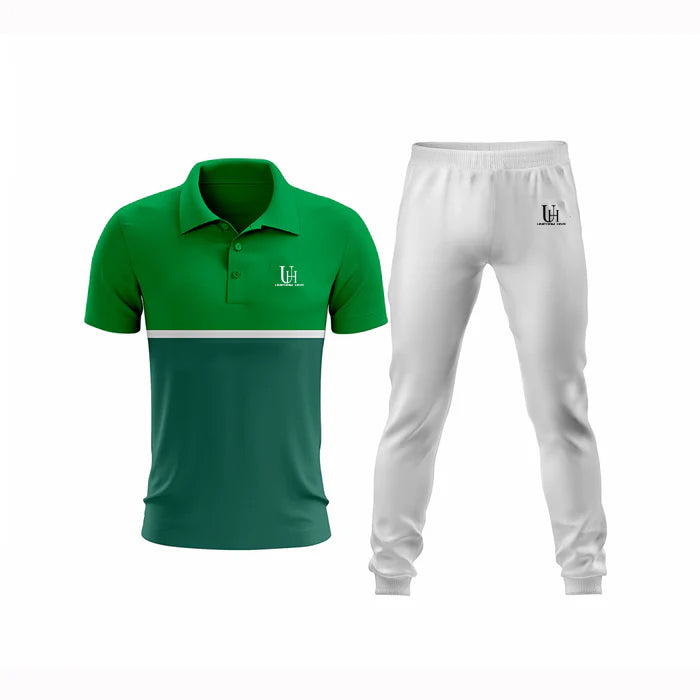Custom Designed Cricket Uniform with Breathable Fabric and Team Personalization