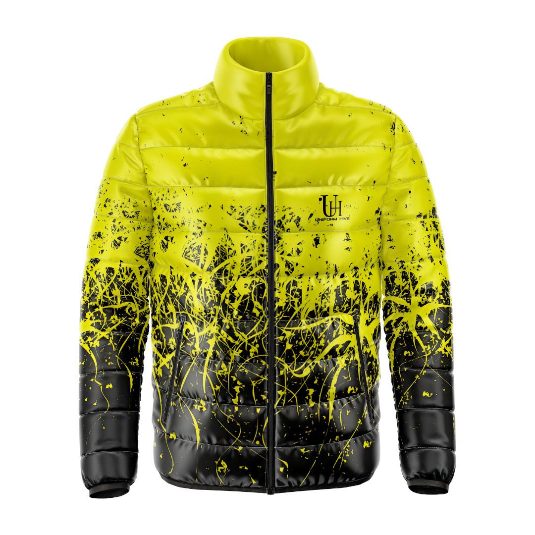 Men’s Puffer Jacket – Heavyweight Quilted Insulated Hooded Winter Coat, Water-Resistant Windproof Outerwear for Extreme Cold & Everyday Warmth | Uniform Hive™