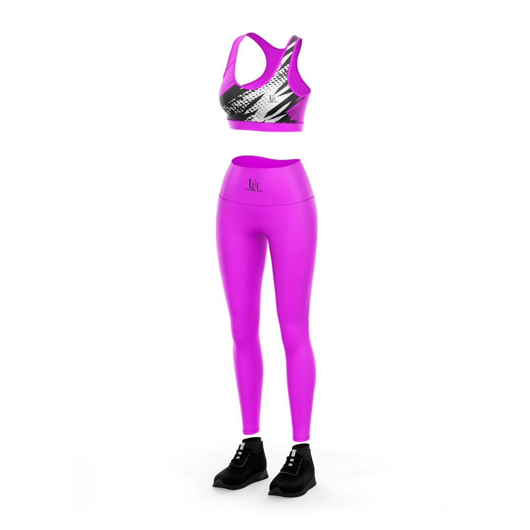 Women’s Leggy Bra Set – Smooth Wireless Bra & Bikini Brief Panty, Soft Stretch Everyday Seamless Underwear Set for Women | Uniform Hive™